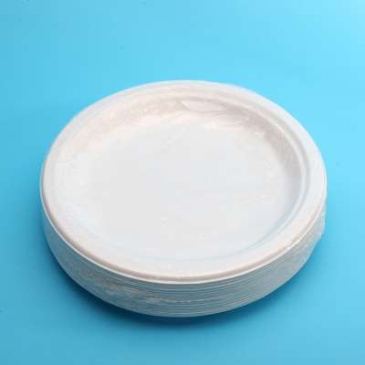 Biodegradable disposable paper pulp tableware