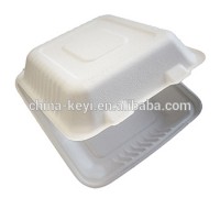 Compostable Materials Sugarcane Biodegradable Clamshell Food Packaging Box