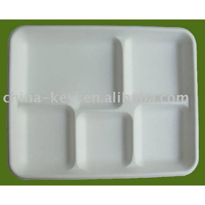 disposable food tray(made with 100% bagasse)