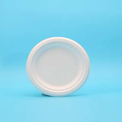 High Quality Compostable Sugarcane Pulp Biodegradable Wedding Party  Paper Plates Disposable